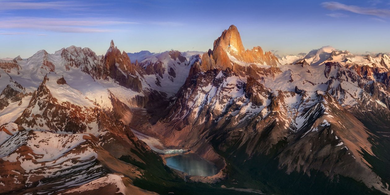 Andes Snowy Peak