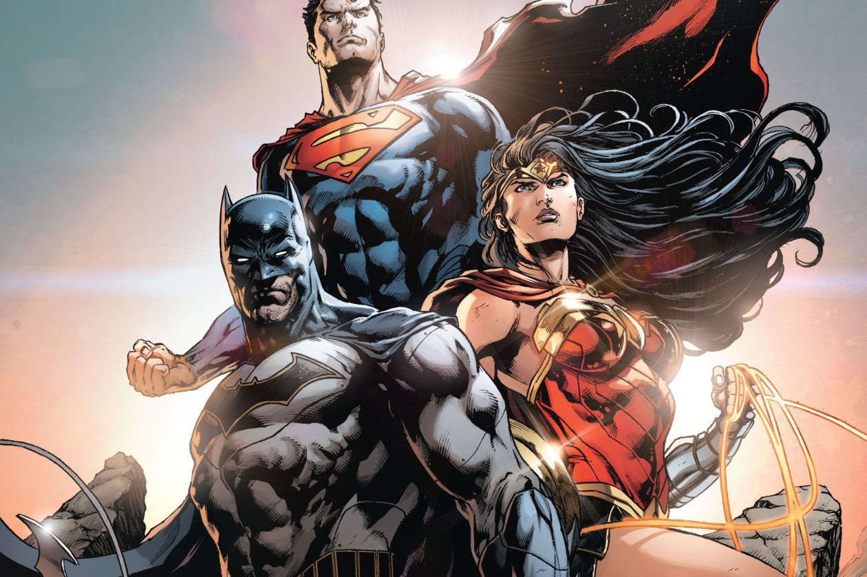 Superman Batman Wonder Woman Artwork