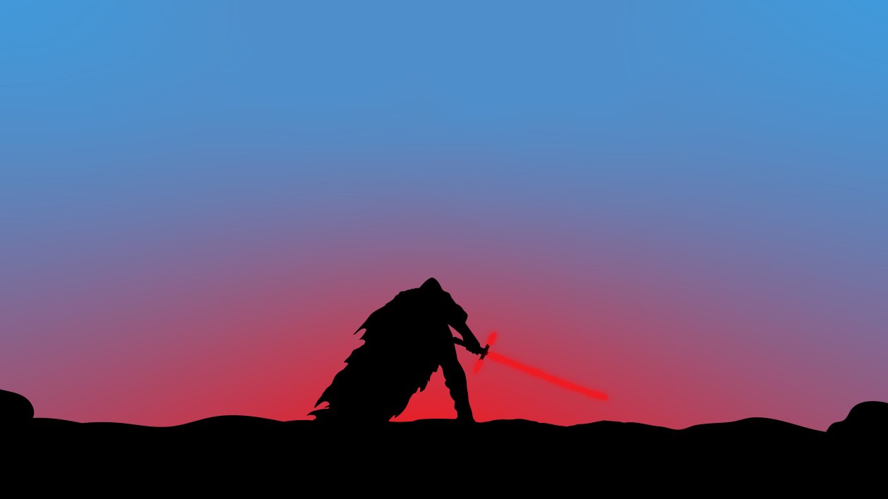 Kylo Ren Minimal 8k
