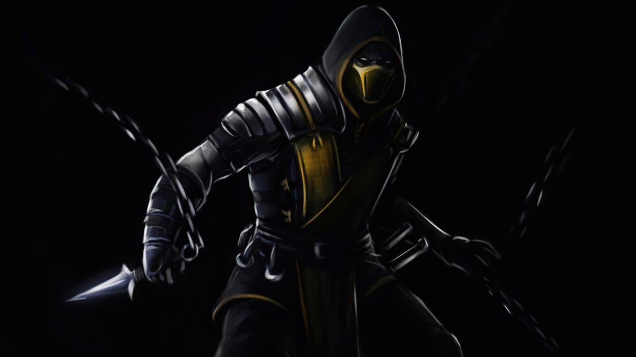 Scorpion Mortal Kombat Dark 5k