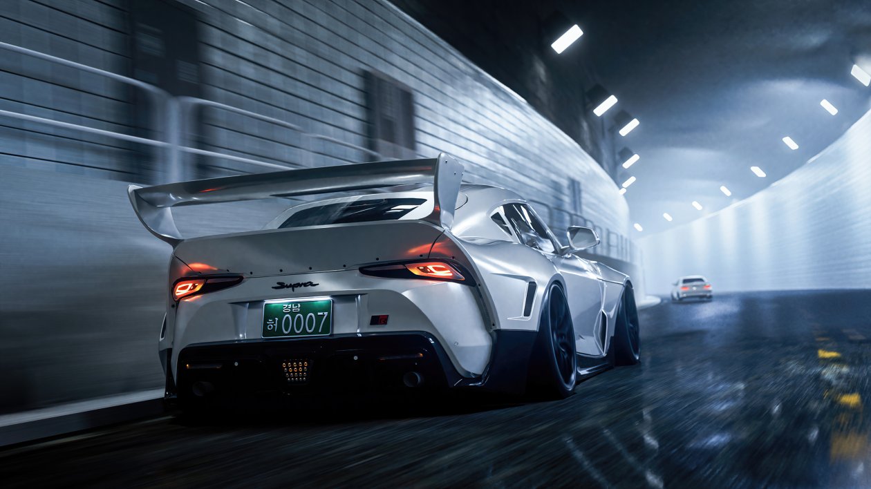 Toyota Supra Never Too Low 4k