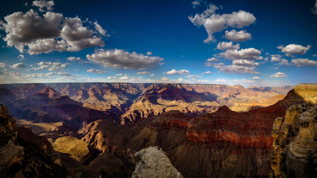 Sky Clouds Mountains Canyon 4k