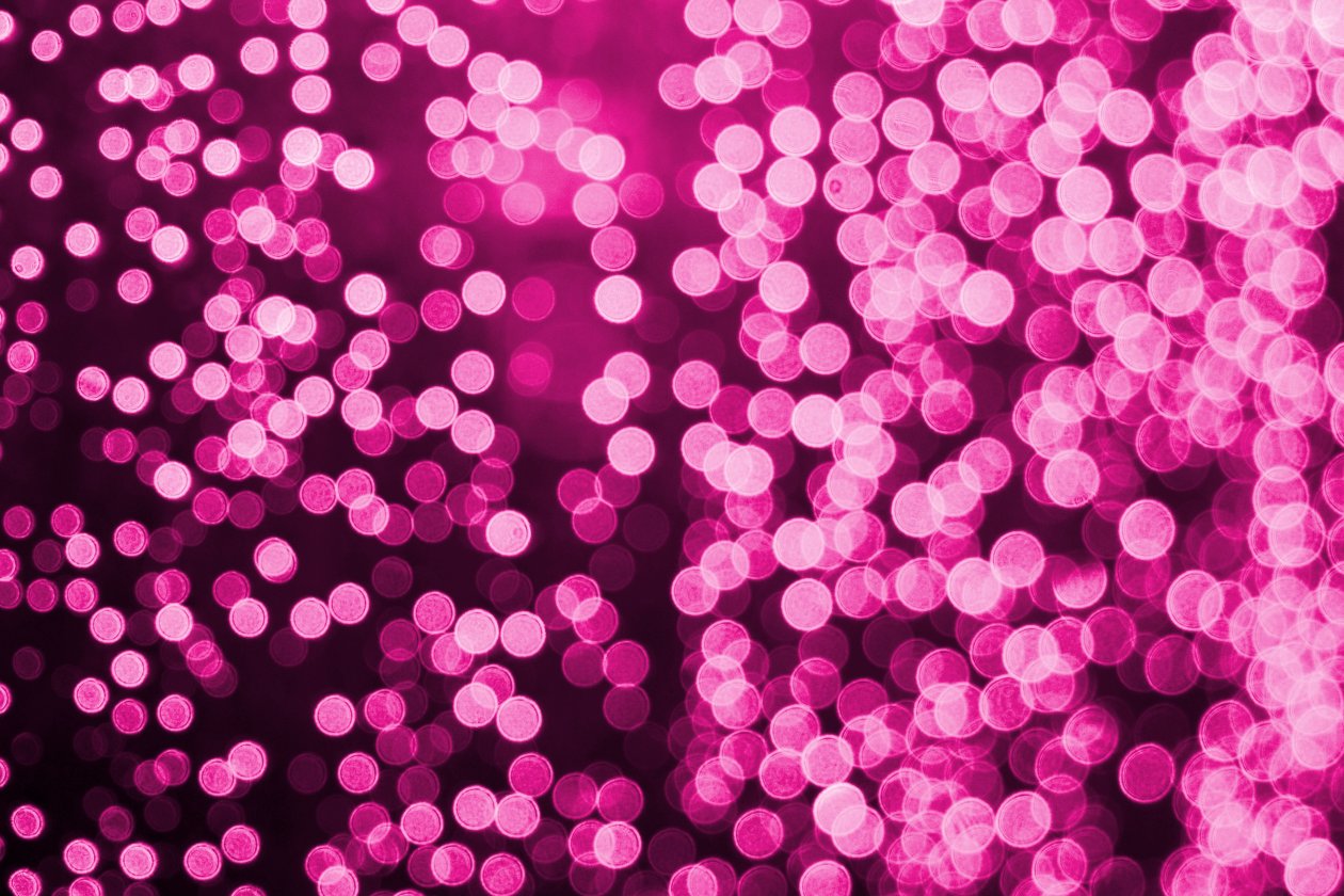 Bokeh Effect Pink Lights Celebrations
