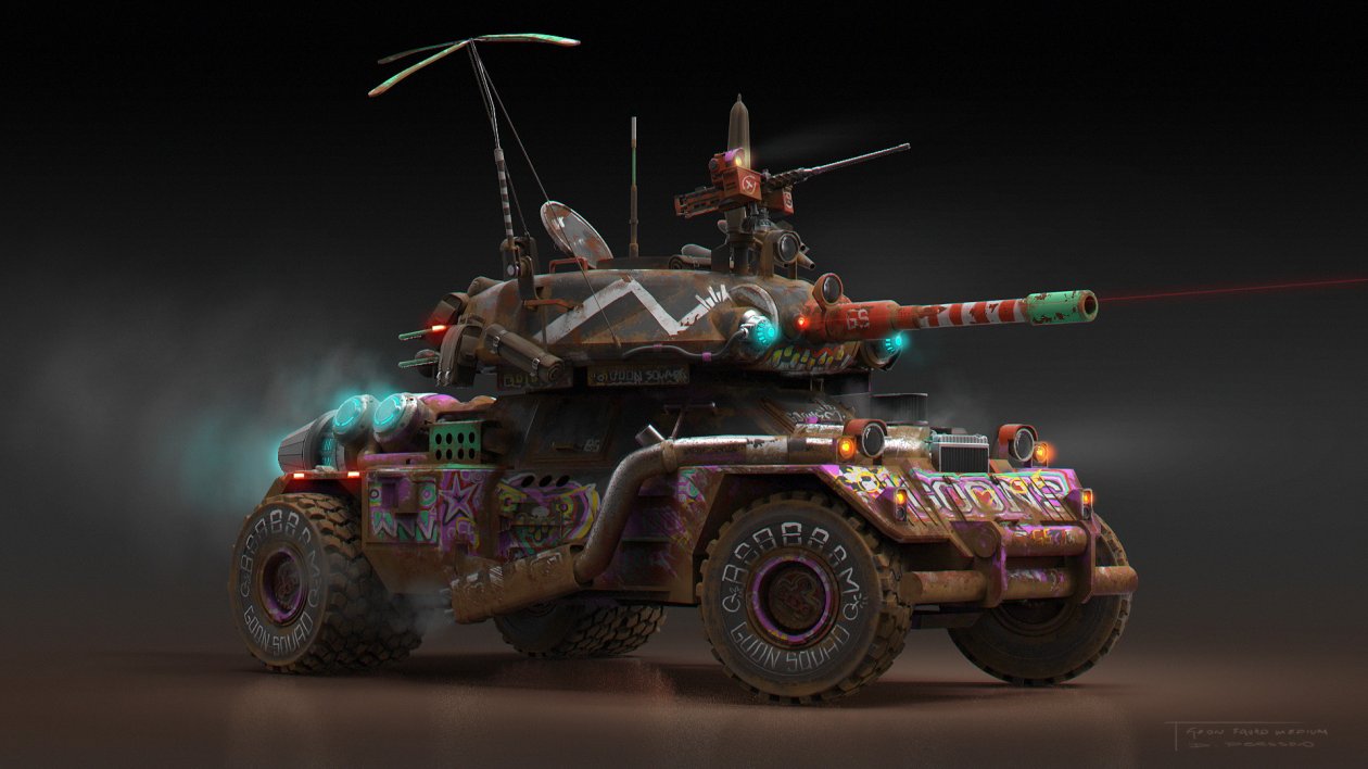 Rage 2 Vehicles Concept Art