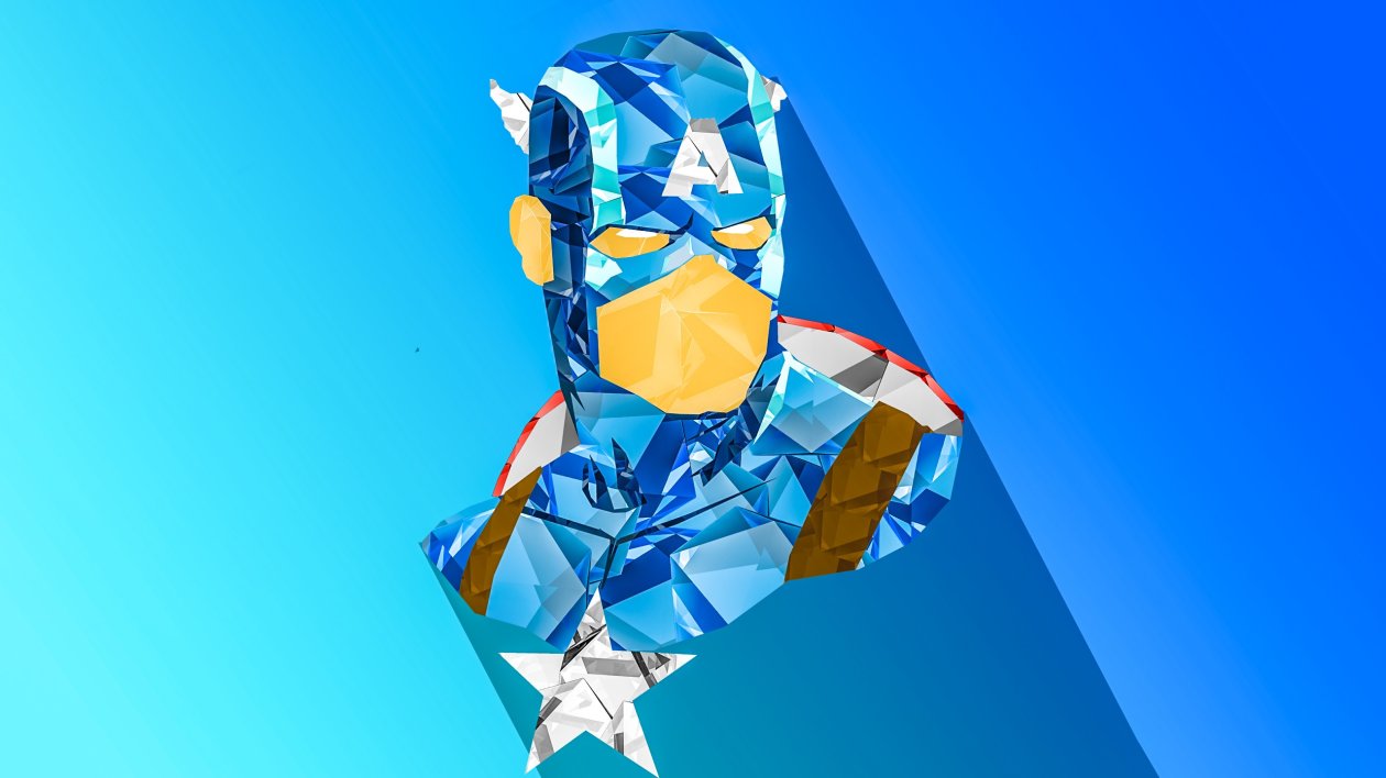 Captain America Digital Art