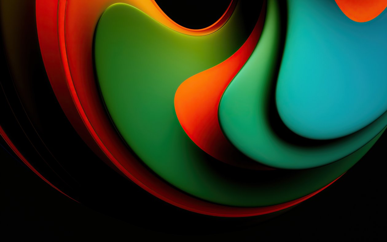 Abstract New Shapes 4k