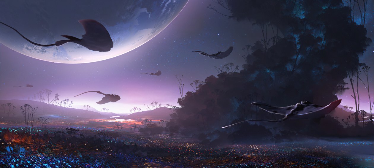 Stingray Alien Planet 5k