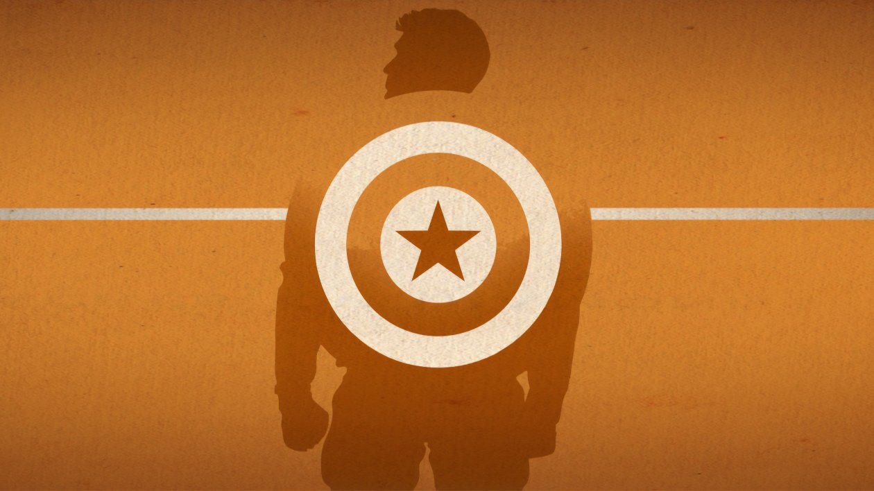 Captain America Wall Background