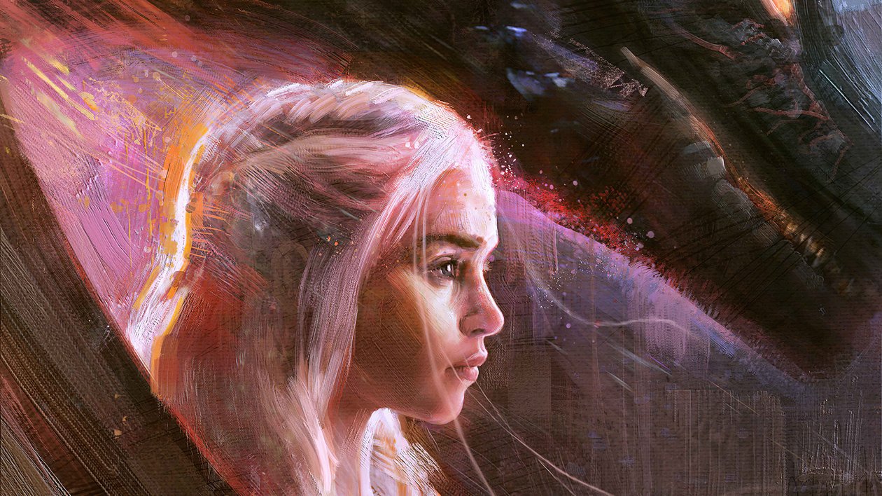 Emilia Clarke Daenerys Art