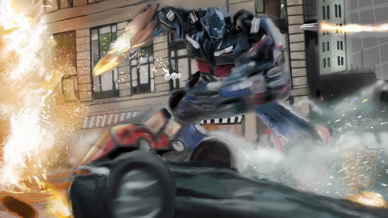 Transformers Optimus Prime 8k