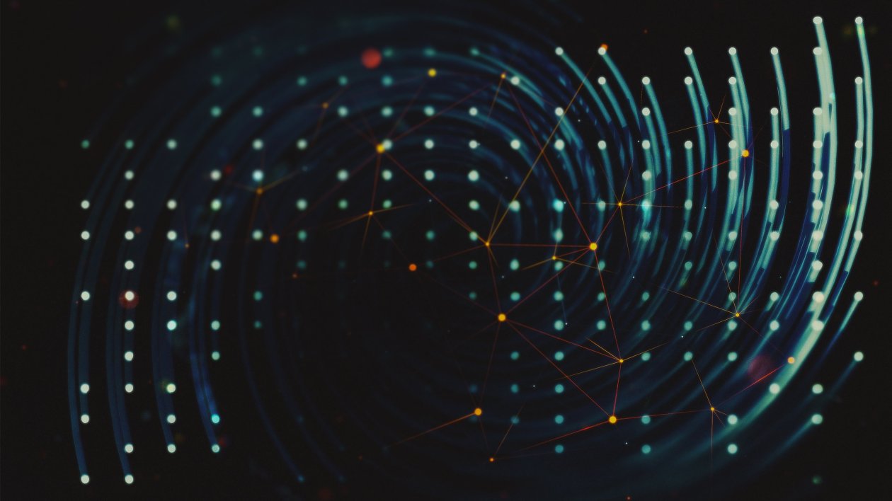 Abstract Dots Spiral