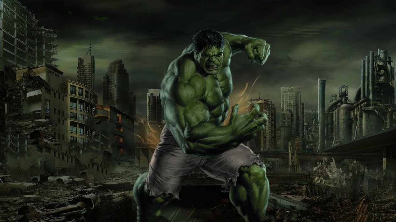 Hulk Smash 4k Art