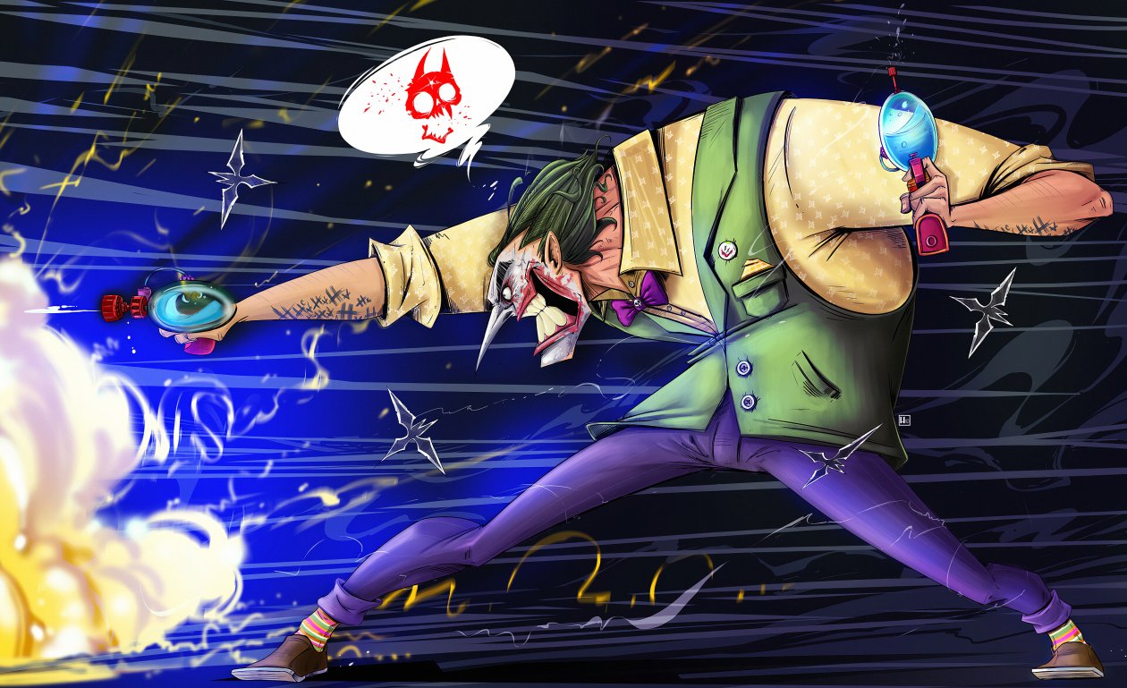 Joker Gun 4k Art