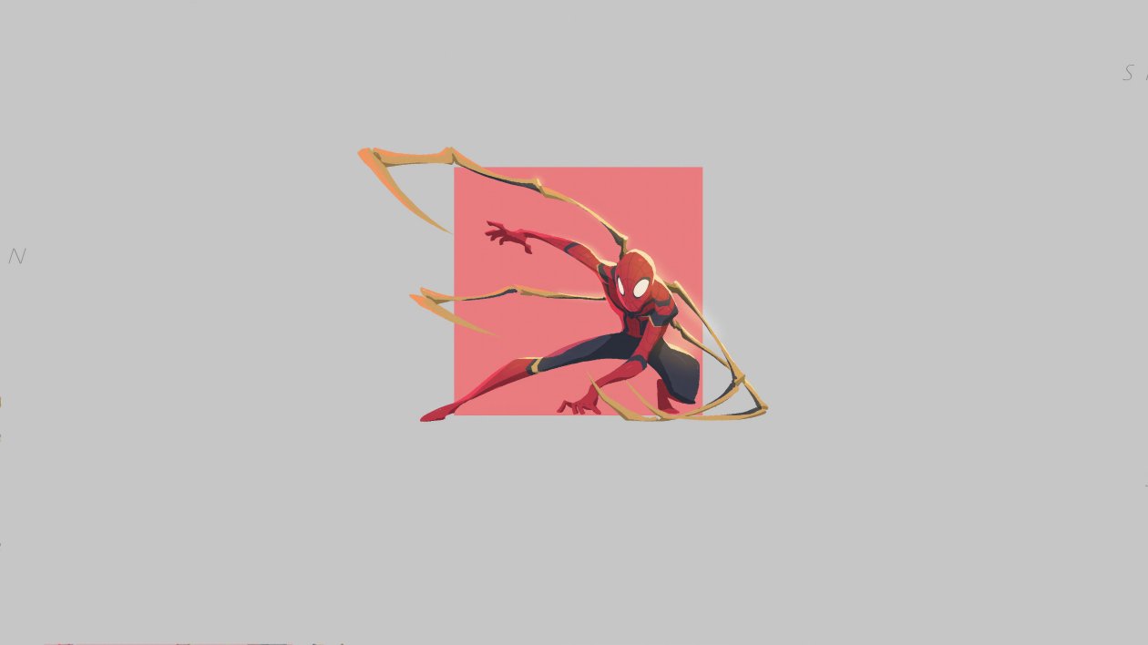 Spiderman Minimal 4k