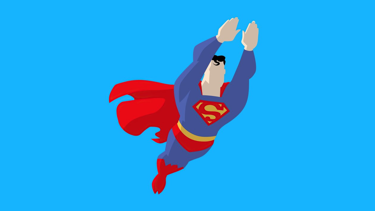 Superman Minimalism 5k