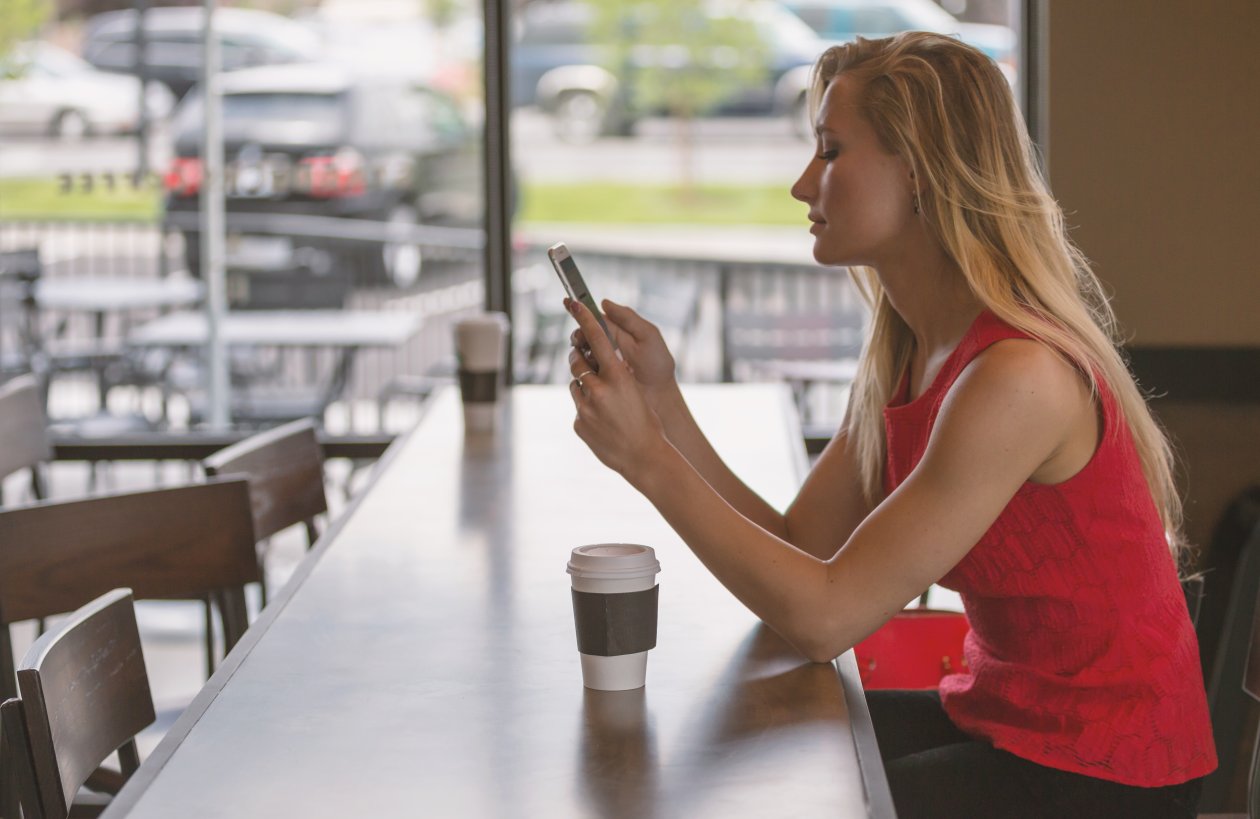 Girl Using Phone