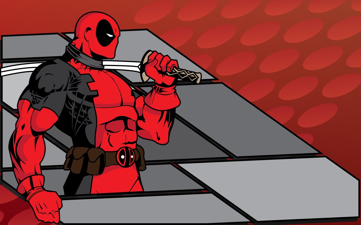 Deadpool Minimalist Background