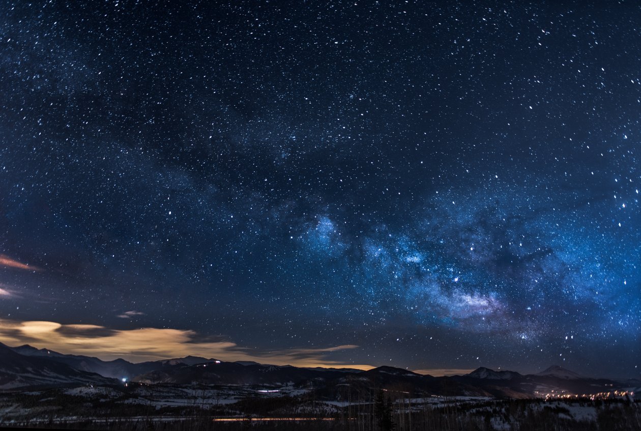 Milkway Glowing Stars Sky 5k