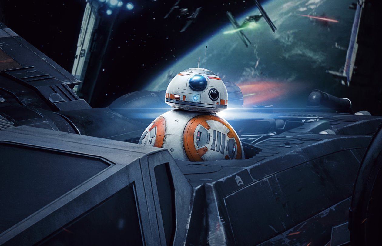 BB8 In Star Wars The Last Jedi 5k