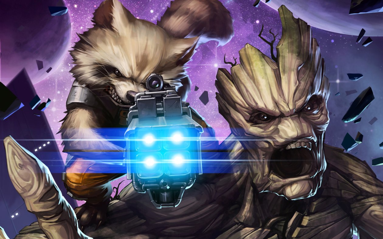 Rocket And Groot