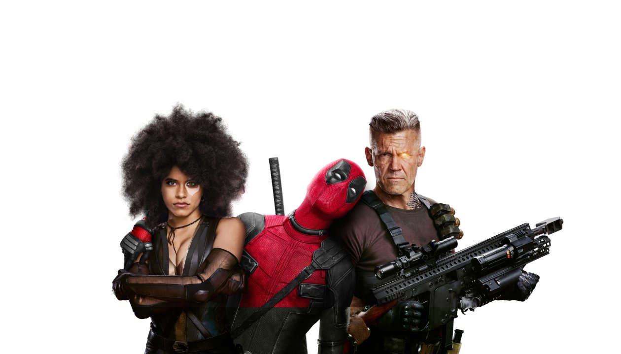 Domino Deadpool And Cable In Deadpool 2