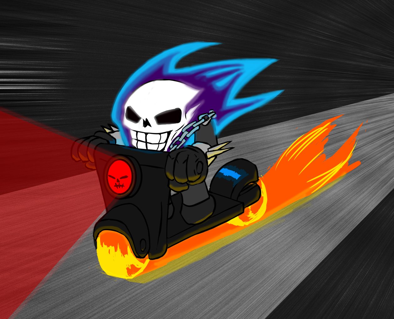 Ghost Rider Artwork 5k