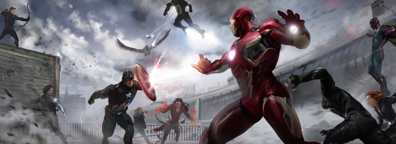Marvel Civil War Artwork
