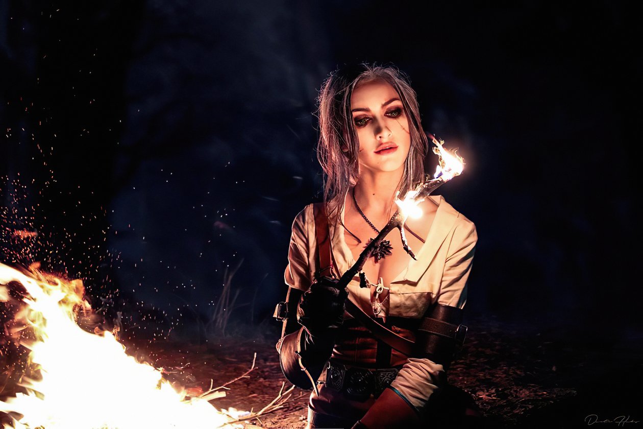 Ciri The Witcher Cosplay 4k