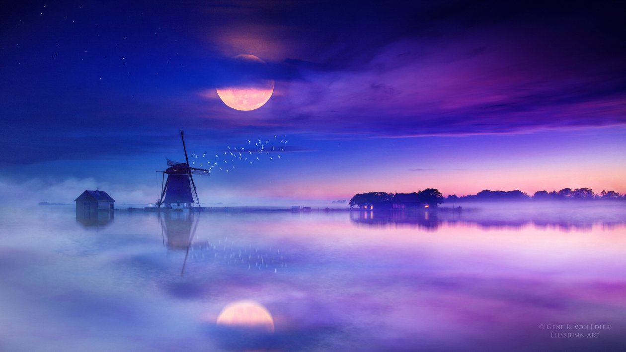 Windmill Digital Art