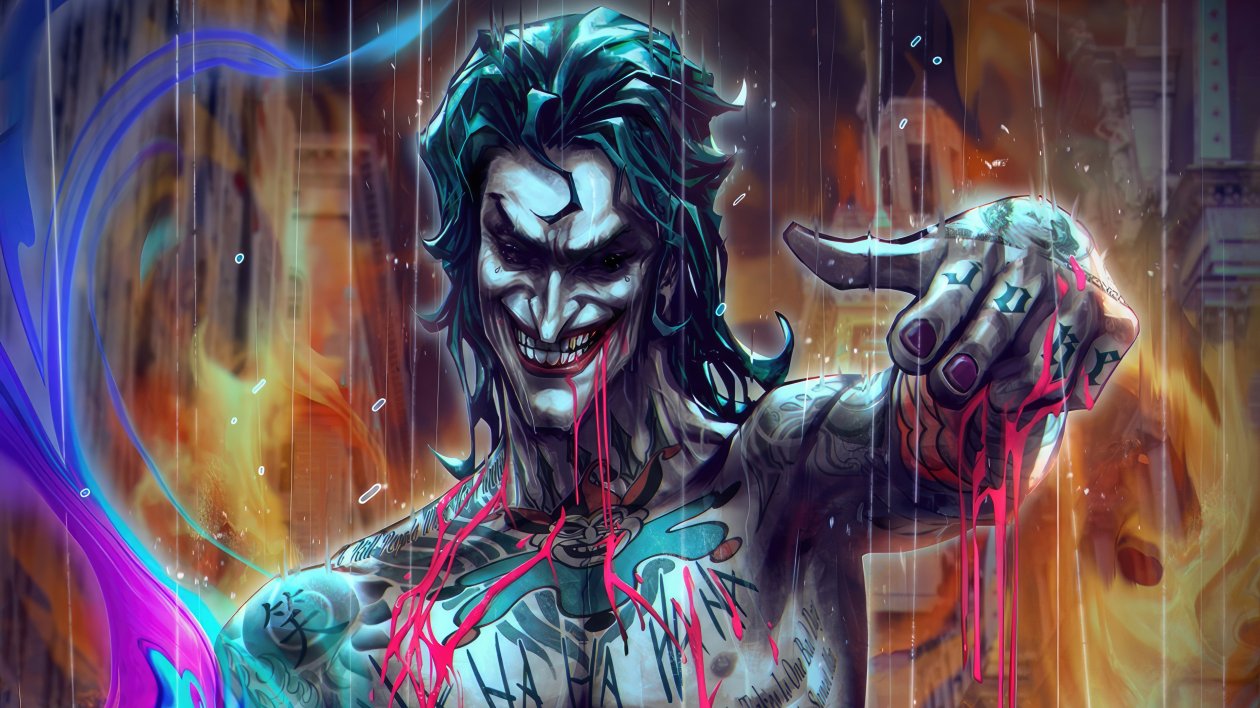 Mad Joker Artwork 4k