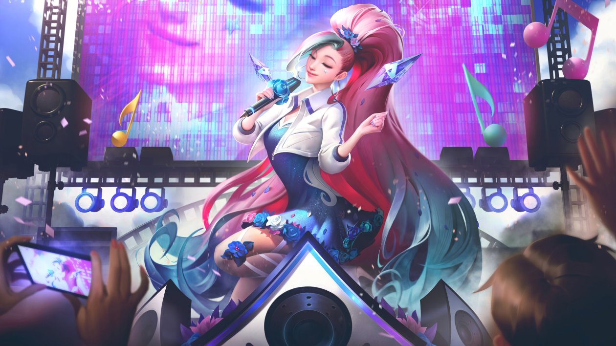 Seraphine League Of Legends 4k