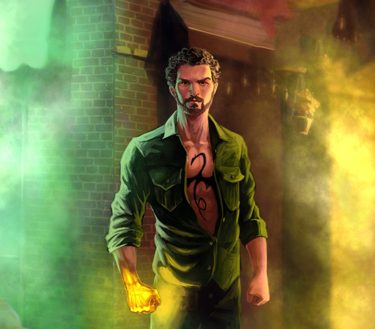 Iron Fist In The Defenders Artwork