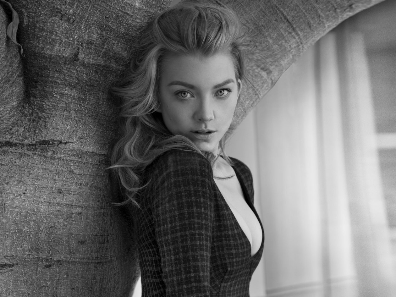 Natalie Dormer Monochrome 5k
