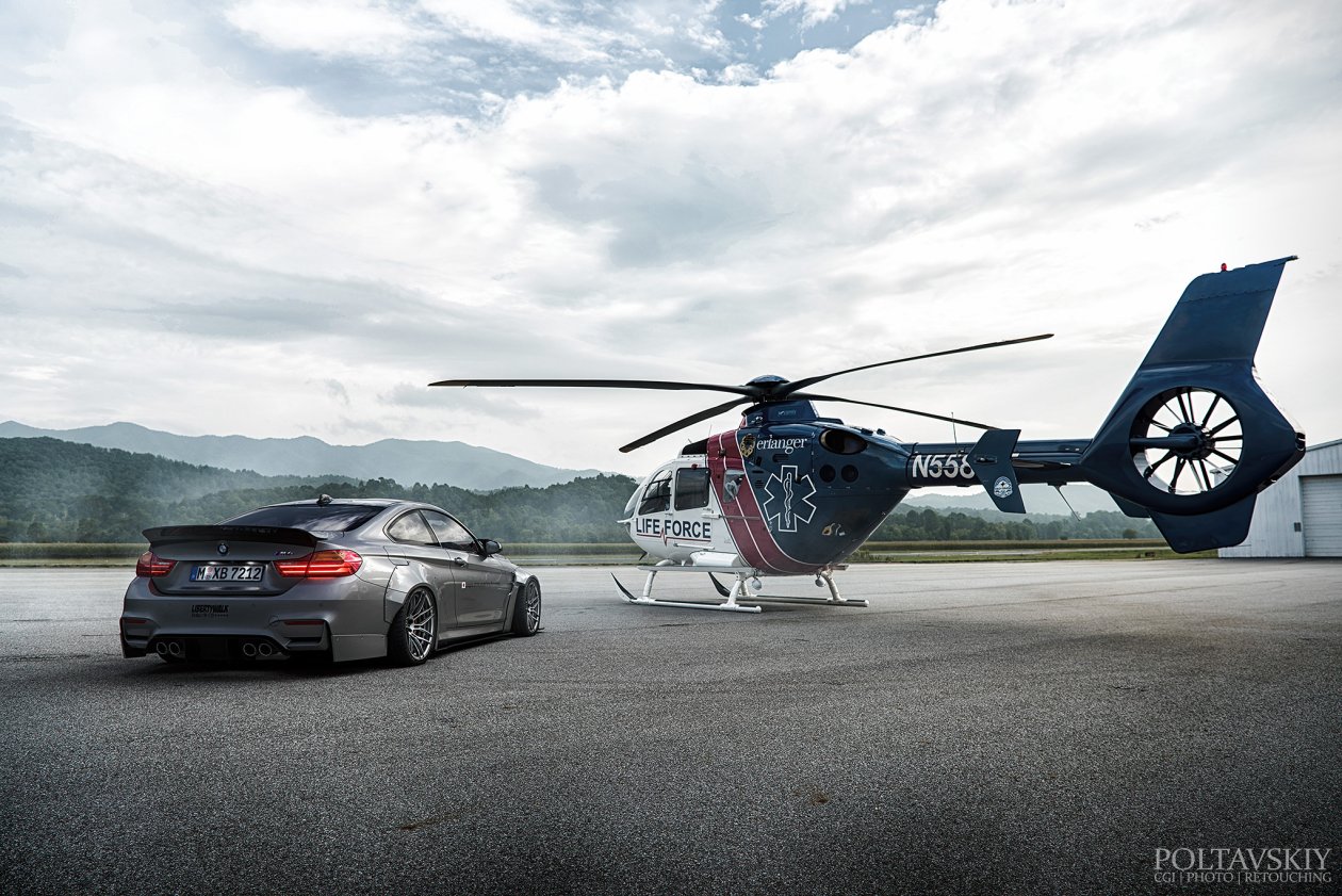 Bmw And Chopper