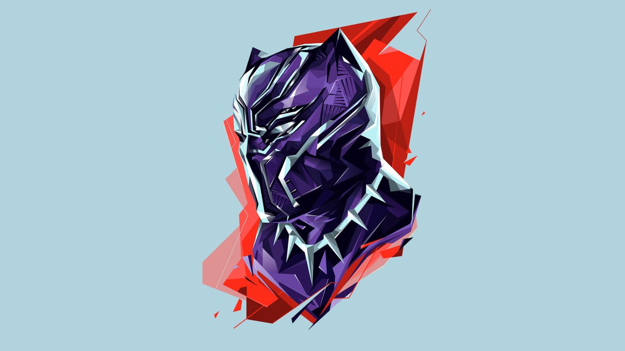 Black Panther Marvel Heroes Art