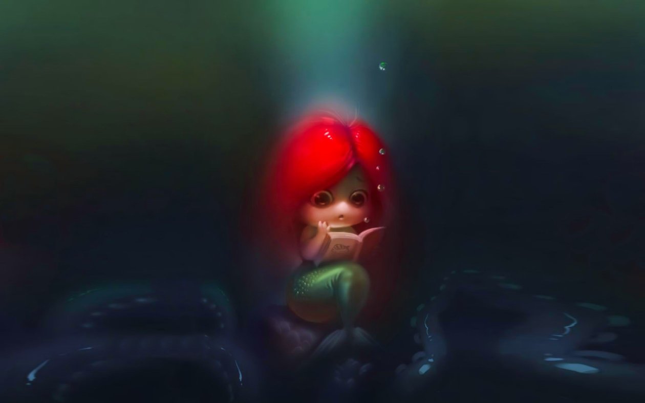 Mermaid Little Girl
