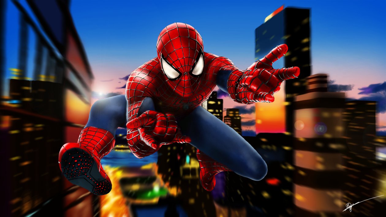 Spiderman 4k Art