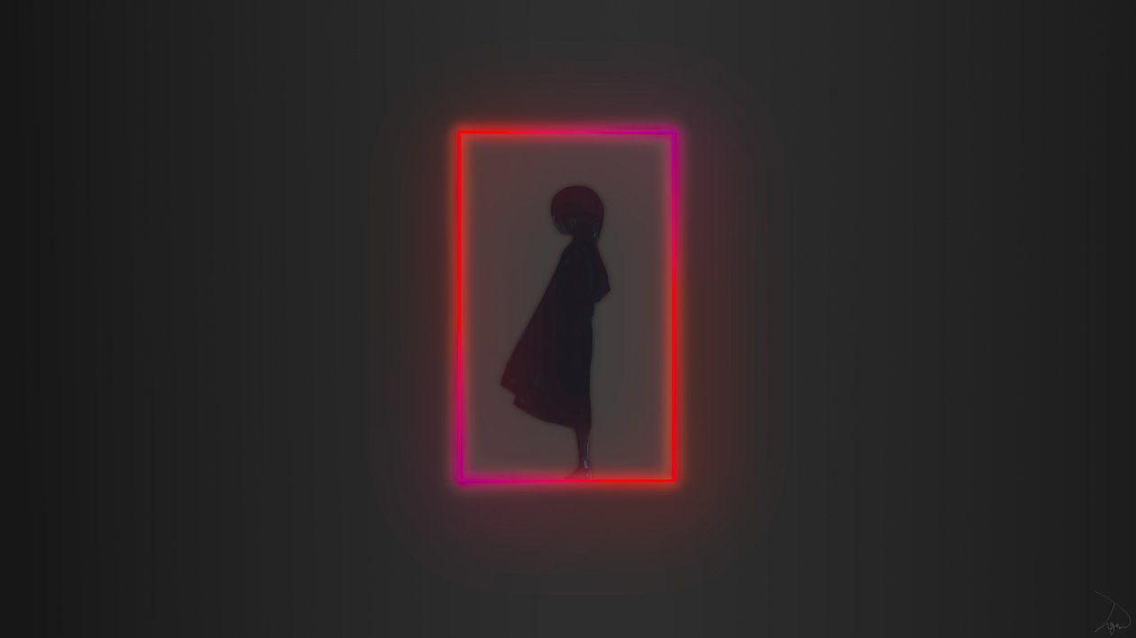 Door Shadow Anime Girl 4k
