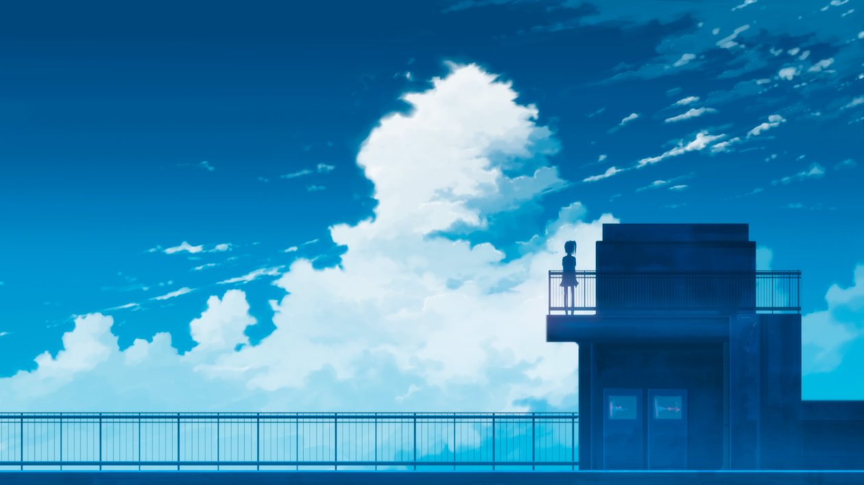 Girl Standing Alone Artwork