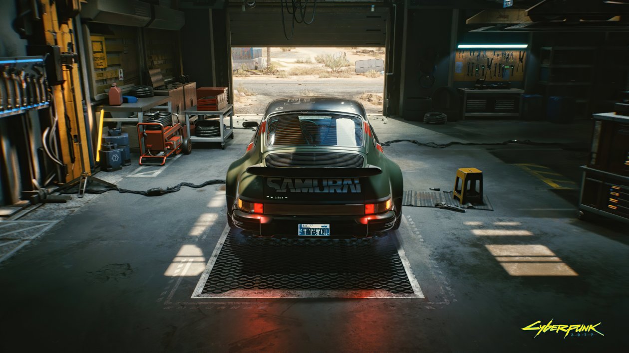 Samurai Porsche Cyberpunk 2077