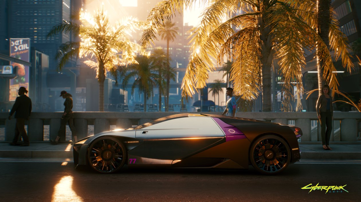 Cyberpunk 2077 Cars Futuristic 4k