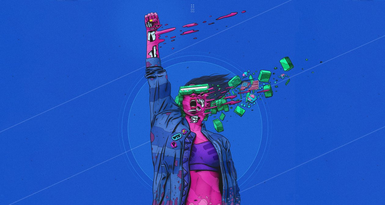 Cyberpunk Digital Art 4k