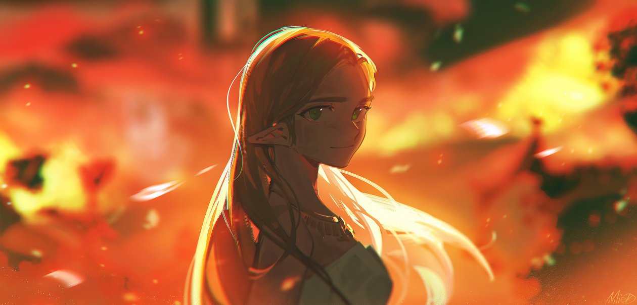 Elf Girl Looking Back 4k