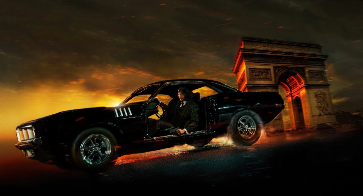 John Wick Chapter 4 71 Plymouth Cuda
