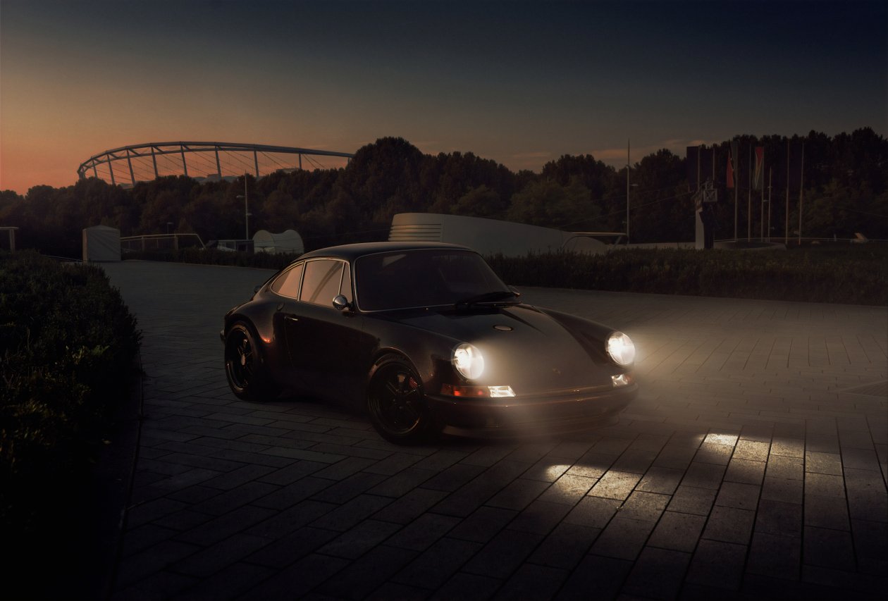 Porsche In Night