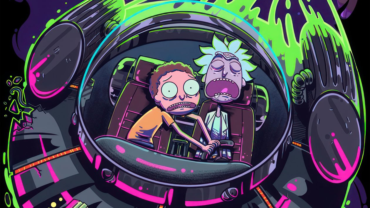 Rick And Morty Out Of Control 4k