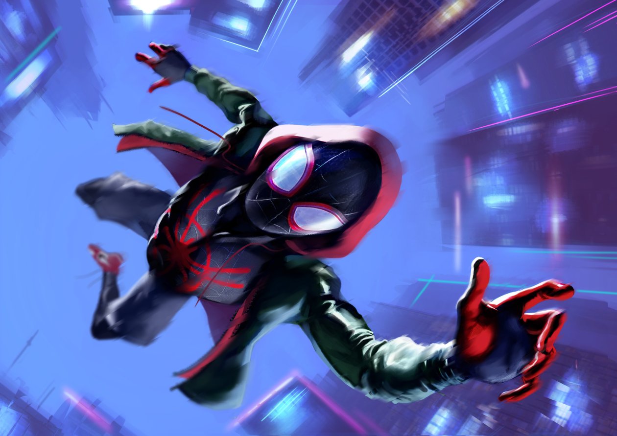 SpiderMan Into The Spider Verse Movie Arts