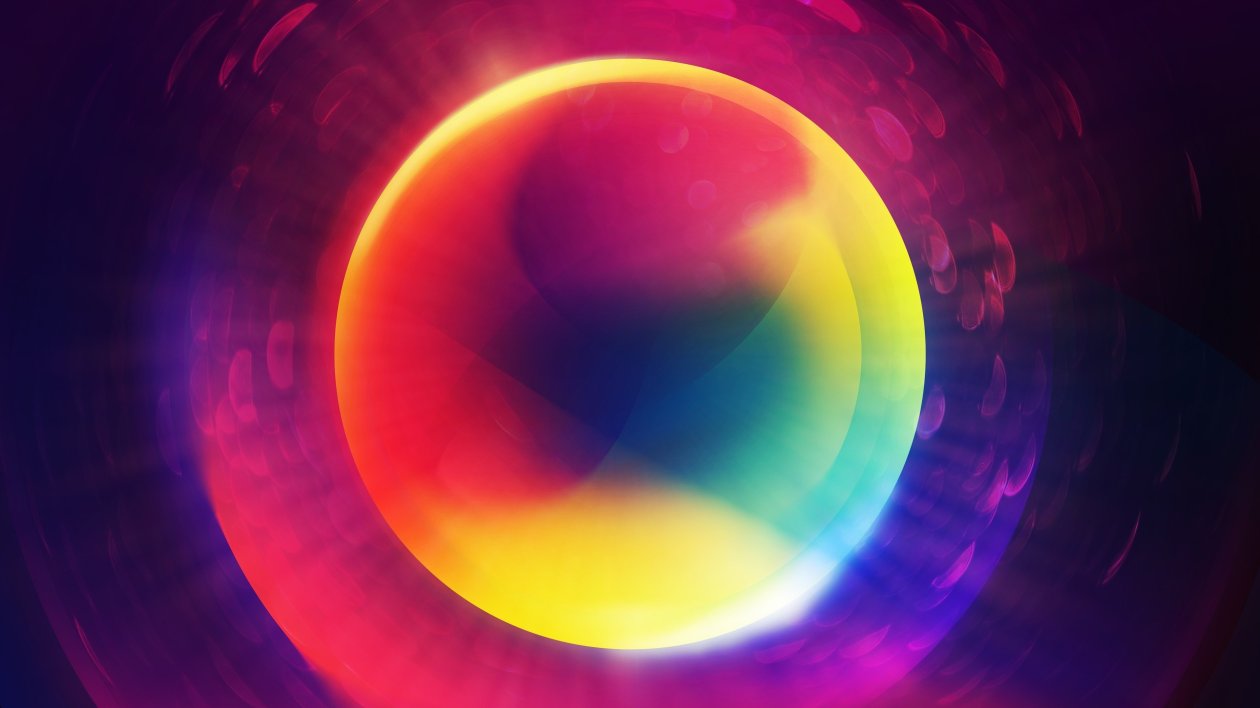 Abstract Circle Loop 4k