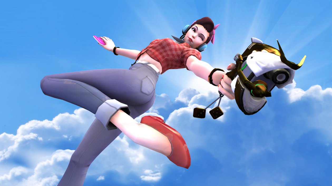 DVa Overwatch Artwork 8k