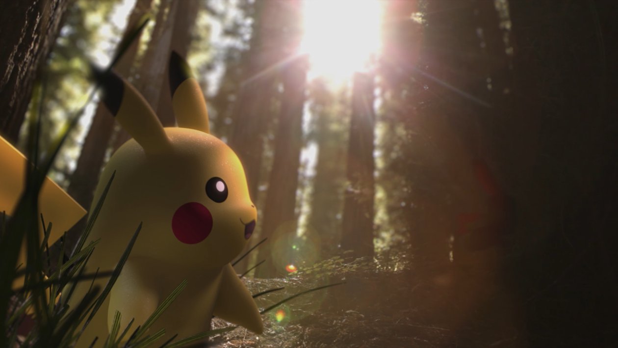 Pikachu In Forest